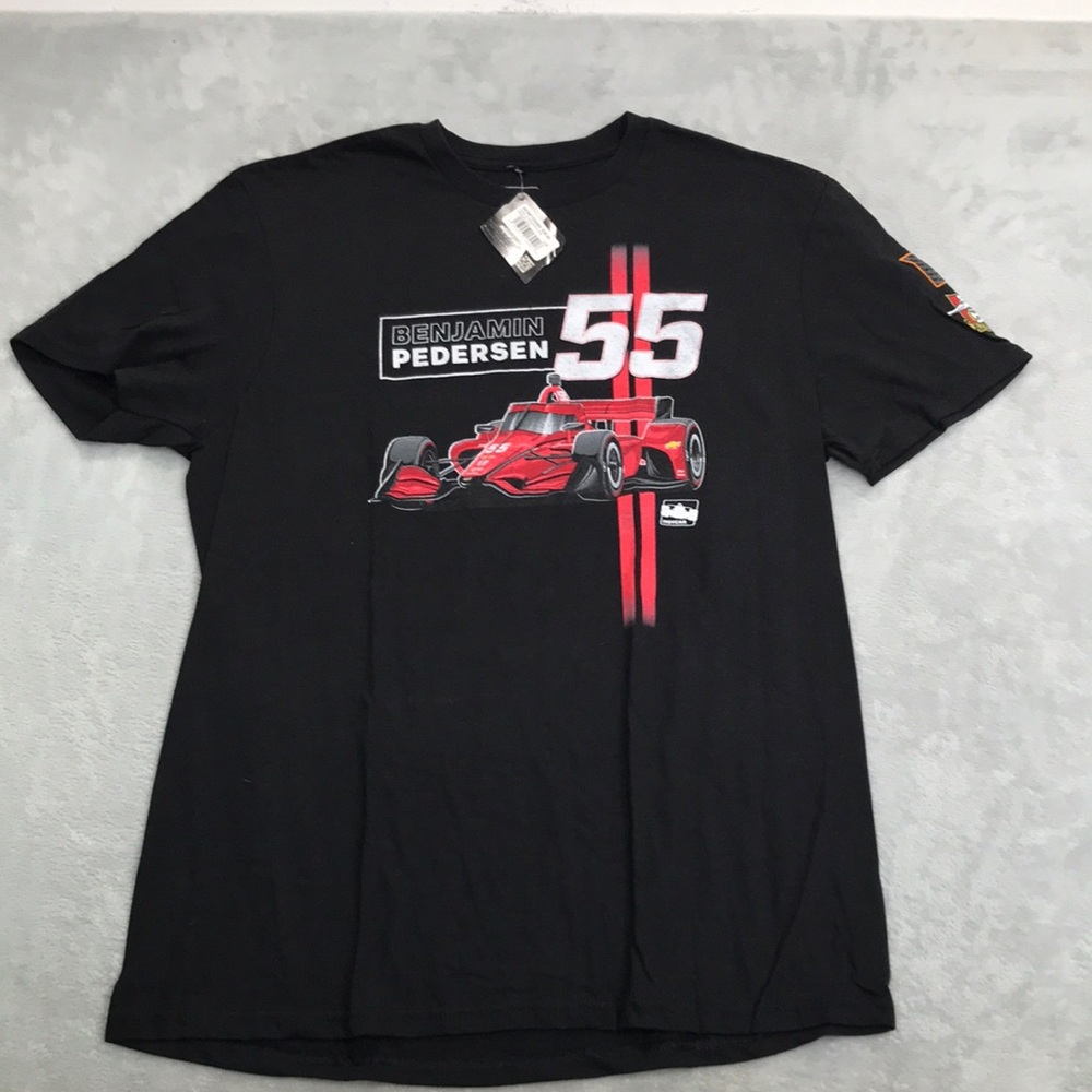 Benjamin Pedersen Car Graphic Tee Men's Size L New